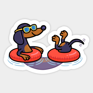 floating hot dog Sticker